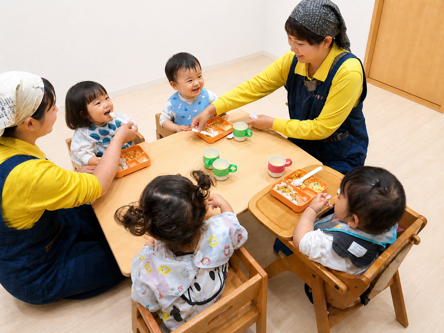 みんなで食べる
おいしい給食